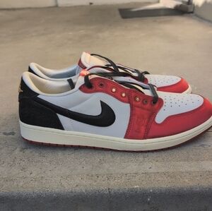 Nike Jordan 1 OG Low - Trophy Room White Black Red - Size 14